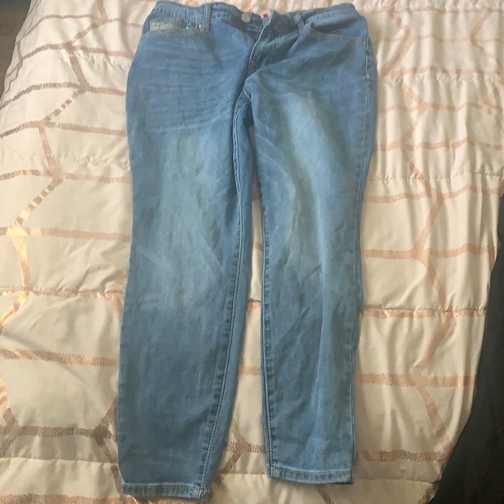 Skinny Blue Jeans